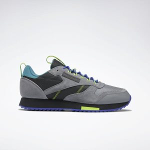 Reebok Classic Leather Ripple Trail Turnschuhe Herren - Grau - DE 287-JNQ